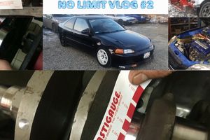 No Limit VLOG #2 / Plastigauge / Civic D15 Turbo / Hondavert