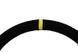 SLIDE Steering wheel 350mm offset:90mm Suede Yellow Strip, 350 мм, 90 мм, Замша