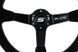 Steering wheel SLIDE 350mm offset:90mm Suede Silver Strip, 350 мм, 90 мм, Замша