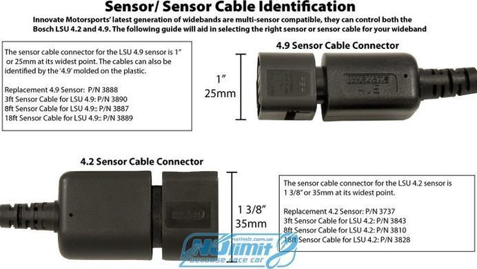 Innovate ШПЛ сенсор O&sup2; Bosch LSU 4.2