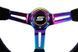 SLIDE Steering wheel 350mm offset 90mm Suede NeoChrome, 350 мм, 90 мм, Замша