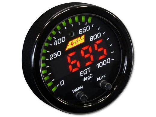 AEM Датчик Температури Вихлопних Газів 0-1000C, Черный
