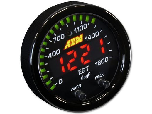 AEM Датчик Температури Вихлопних Газів 0-1000C, Черный