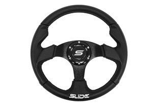 SLIDE Steering wheel 320mm offset 20mm Leather Black, 320 mm, 20 mm, Leather