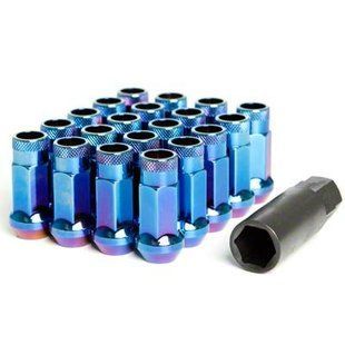 Muteki SR48 Відкриті Гайки - Блакитний Неон 12x1.50 48mm