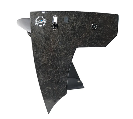 NRG Chopped Carbon Fiber Spoiler - Universal 59" total length 11"wide.