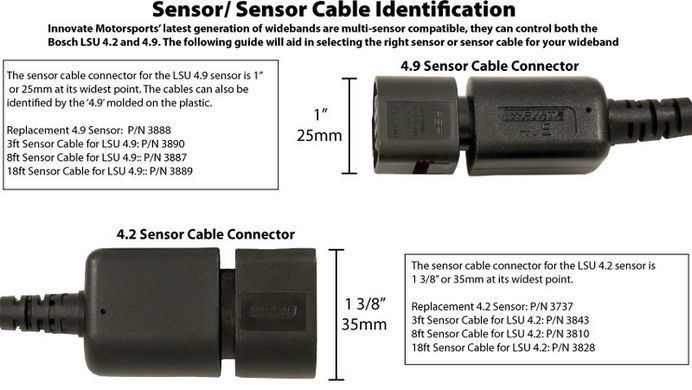 Innovate ШПЛ сенсор O&sup2; Bosch LSU 4.9