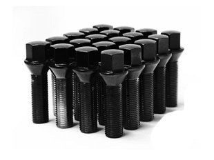 Mevius Lug Bolt Set of 20 - Black 14x1.50 40mm