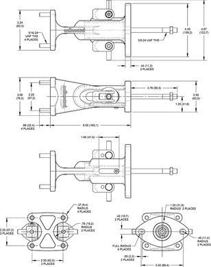 Wilwood Universal Tandem Mount Balance Bar Assembly