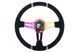 SLIDE Steering wheel 350mm offset 45mm Suede NeoChrome, 350 мм, 45 mm, Замша