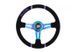 SLIDE Steering wheel 350mm offset 45mm Suede NeoChrome, 350 мм, 45 mm, Замша