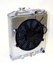 Yonaka радиатор алюминиевый с вентилятором Honda Civic 92-00