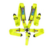 NRG SFI 16.1 5Pt 3 Inch Seat Belt Harness with Pads / Cam Lock - Neon Green