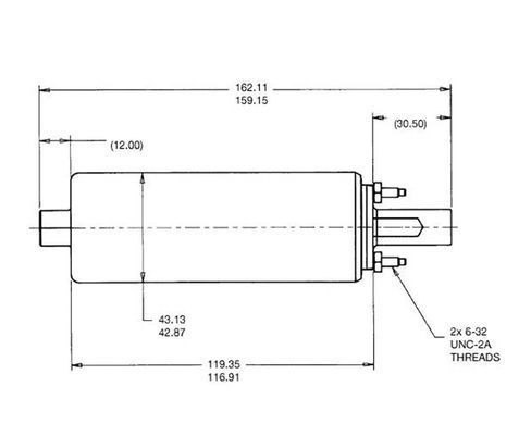 Walbro Universal External Inline Fuel Pump 255 lph