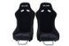 SLIDE Racing seat  R1 material Black L